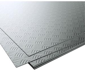 Лист нержавеющий рифленый Чечевица 0.8 1000х2000 AISI 430